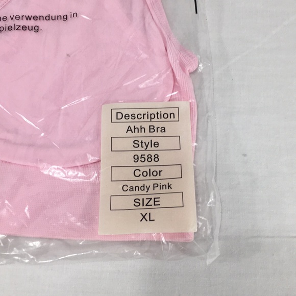 NWT Ahh Bra in Candy Pink, Size XL Bust 42-43” - Picture 4 of 4